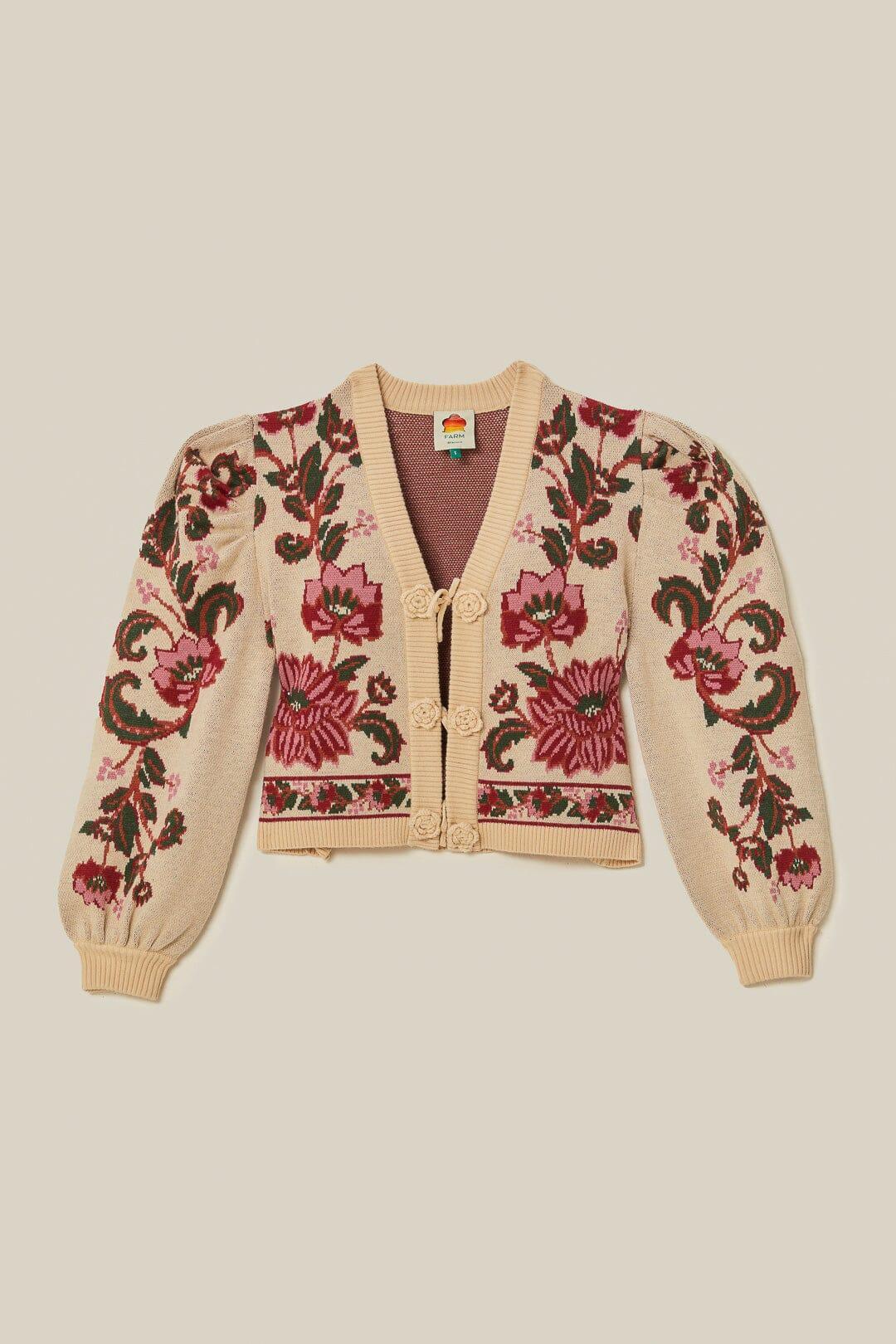 Off-White Ravenala Knit Cardigan, RAVENALA OFF-WHITE / S Product Image
