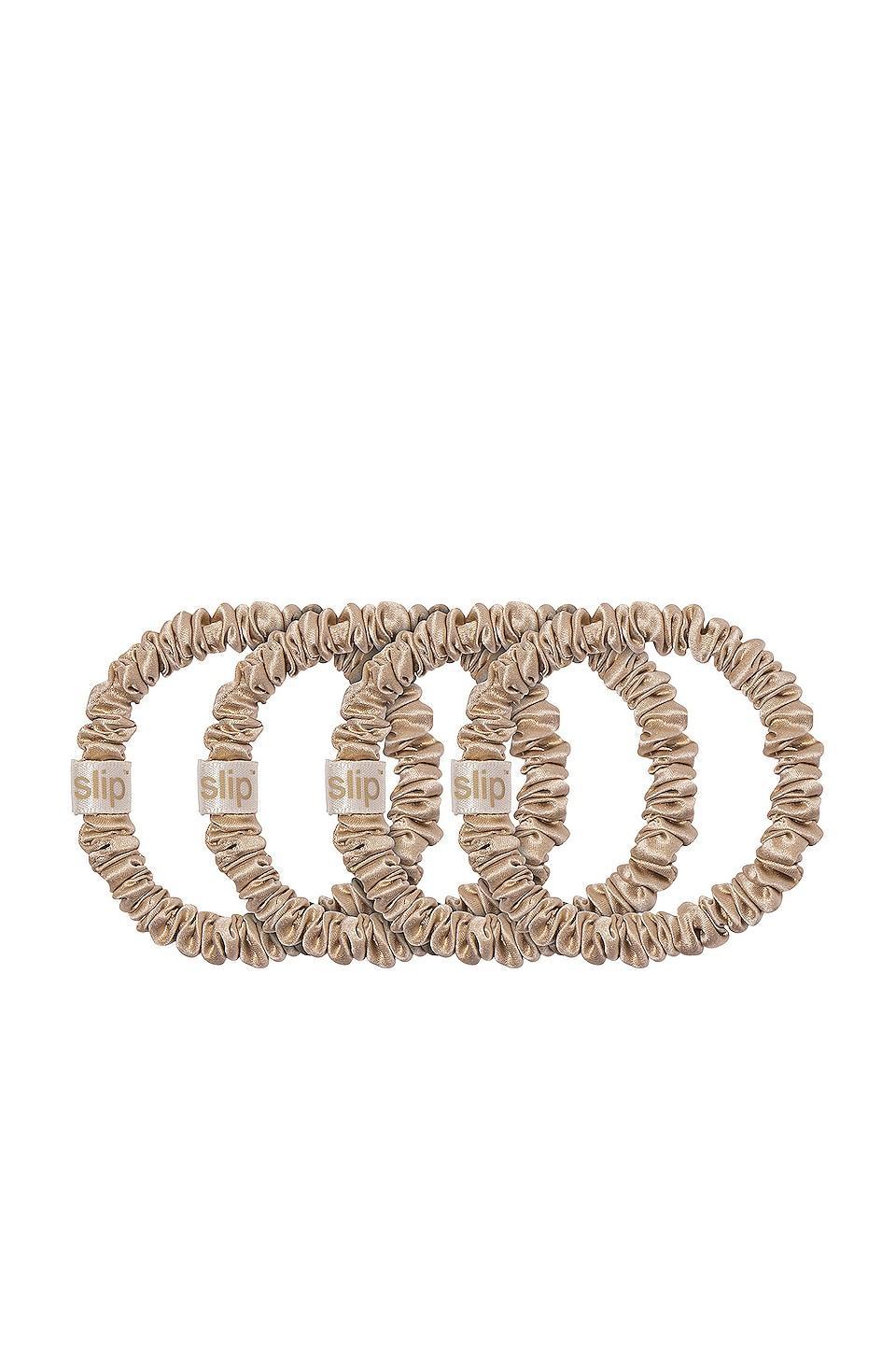 Skinny Scrunchies 4 Pack In Blonde slip Product Image
