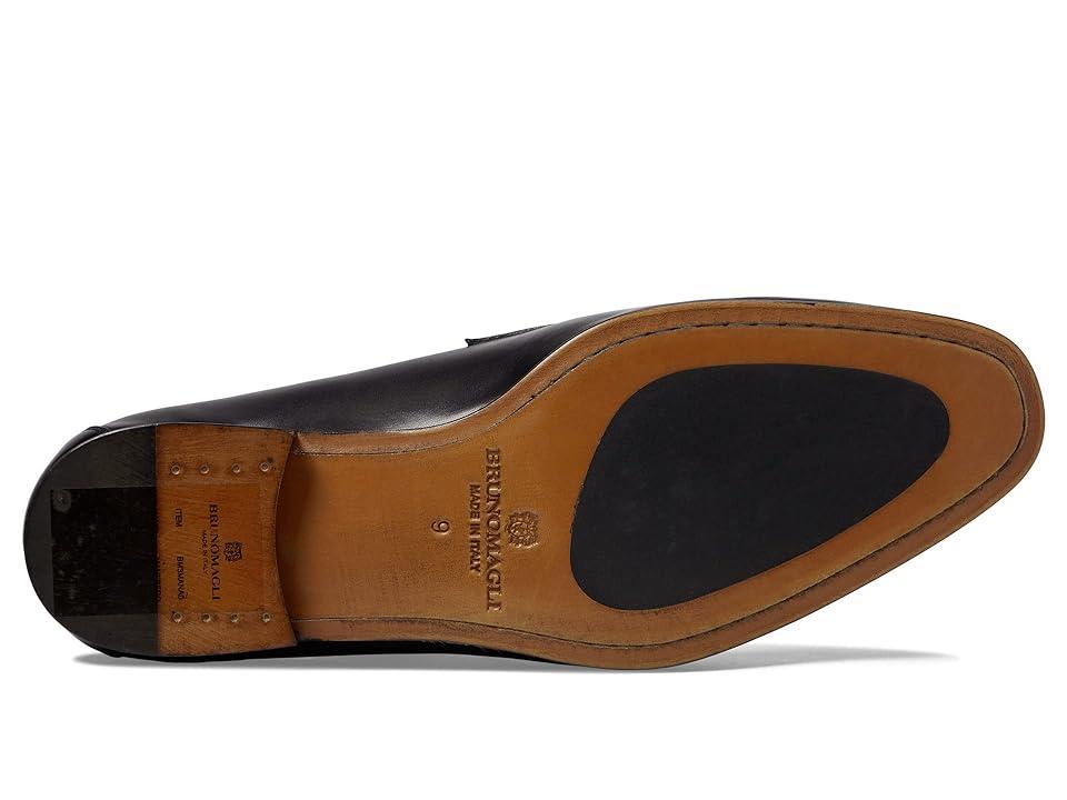 Ottone Leather Slide Bit Loafers Product Image