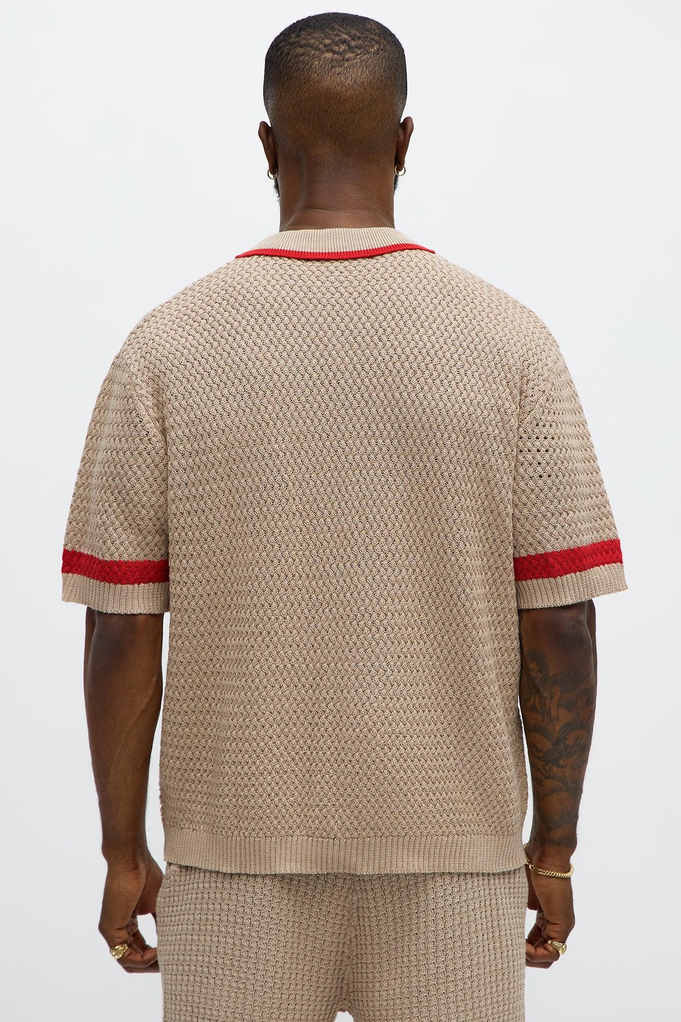 Relaxed Fit Margarita Button Up Shirt - Tan/Multi Product Image