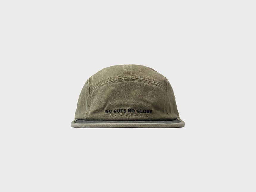 Letter Embroidered Corduroy Cap Product Image