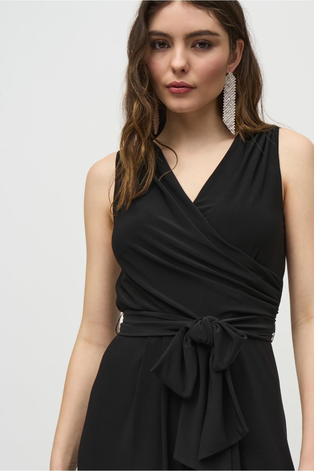 Silky Knit Sleeveless Wide-Leg Jumpsuit Product Image