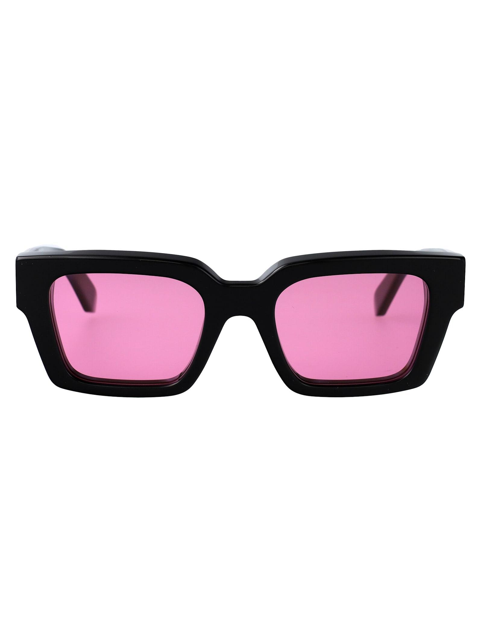 OFF-WHITE Virgil Rectangular Sunglasses In Pink Product Image
