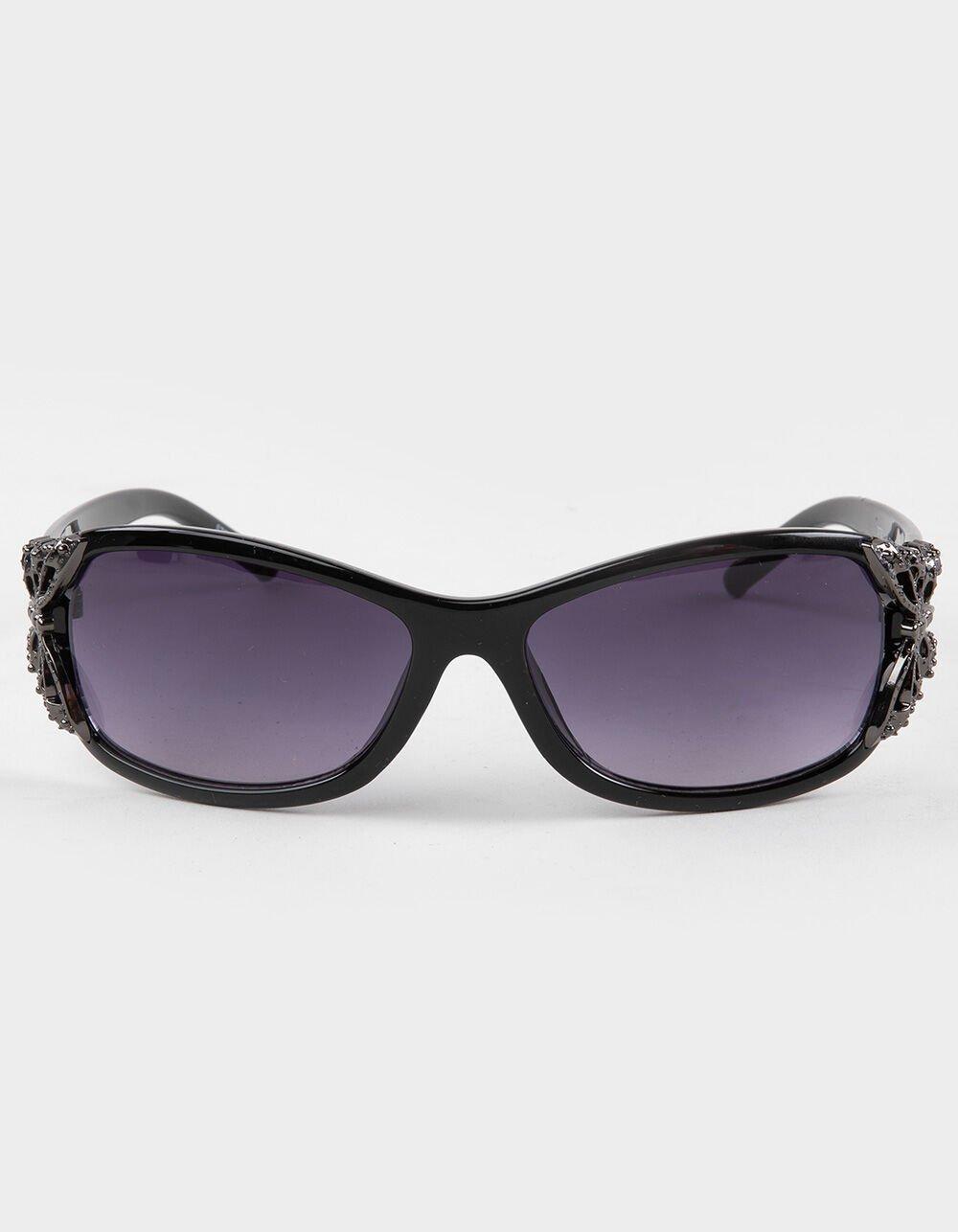 RSQ Y2K Butterfly Sunglasses - BLACK Product Image