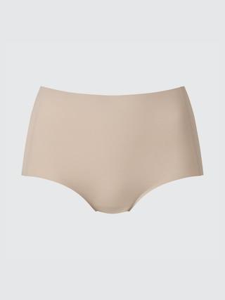 Womens AIRism Seamless Hiphuggers High Rise Beige Small UNIQLO US Product Image