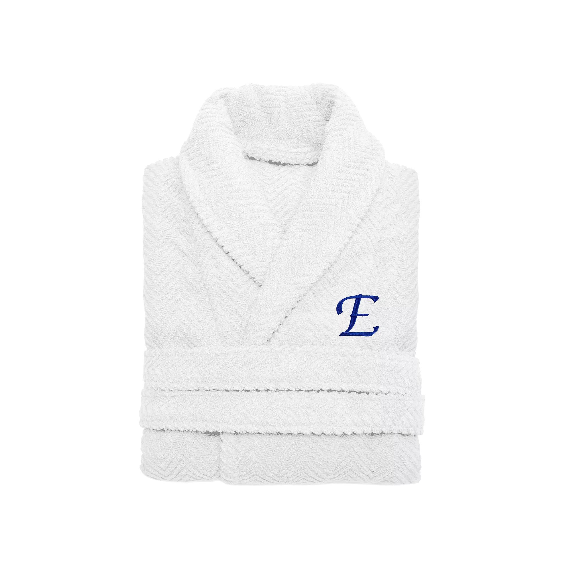 Linum Home Textiles Turkish Cotton Personalized Herringbone Weave Bathrobe, Womens Product Image