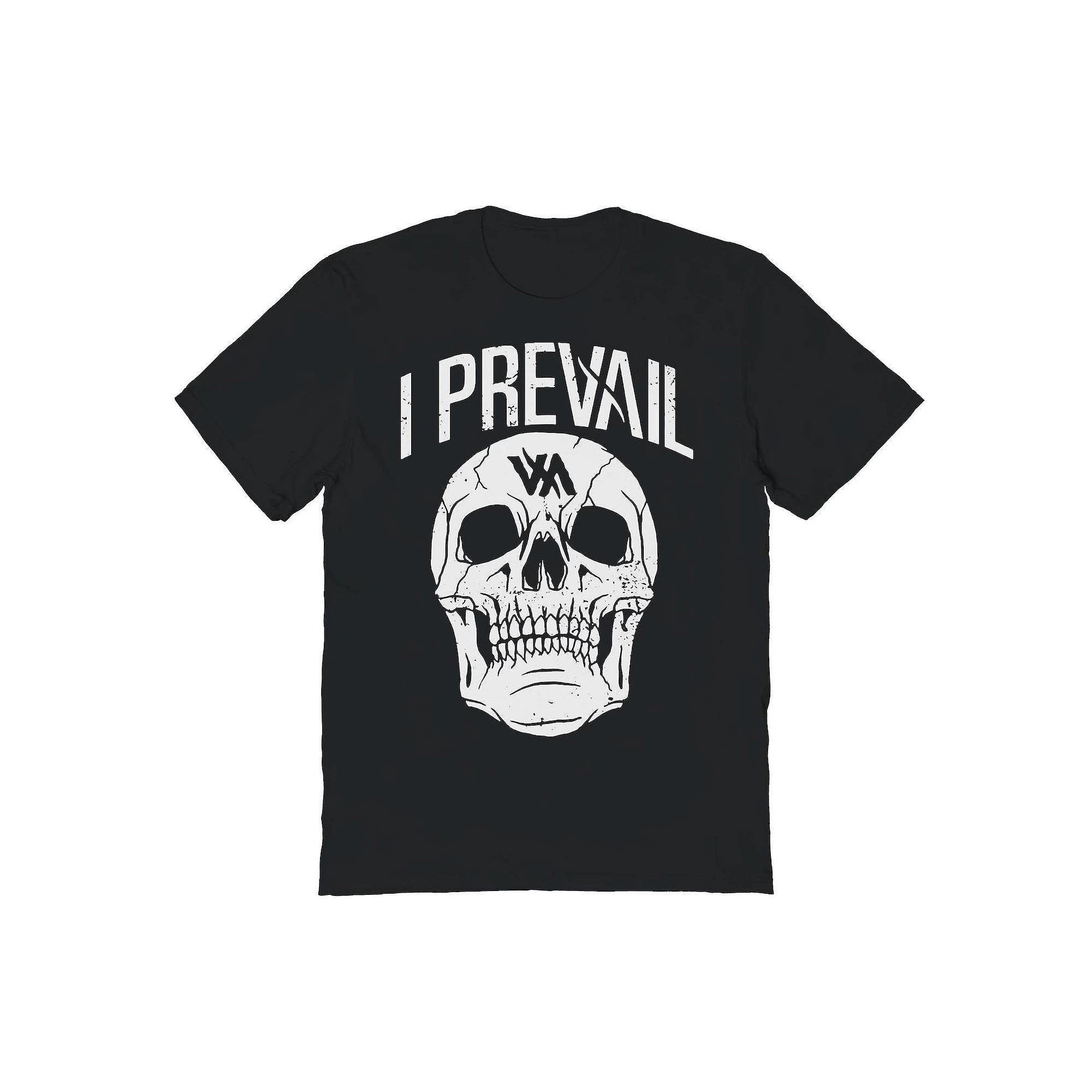 Men's I Prevail Skull Graphic Tee, Size: Medium, Black Product Image