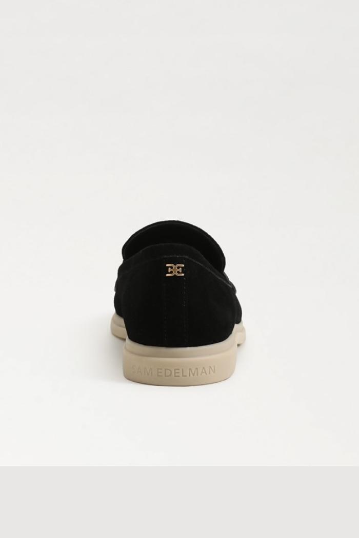 Kyana Bit Loafer - Black Suede Product Image