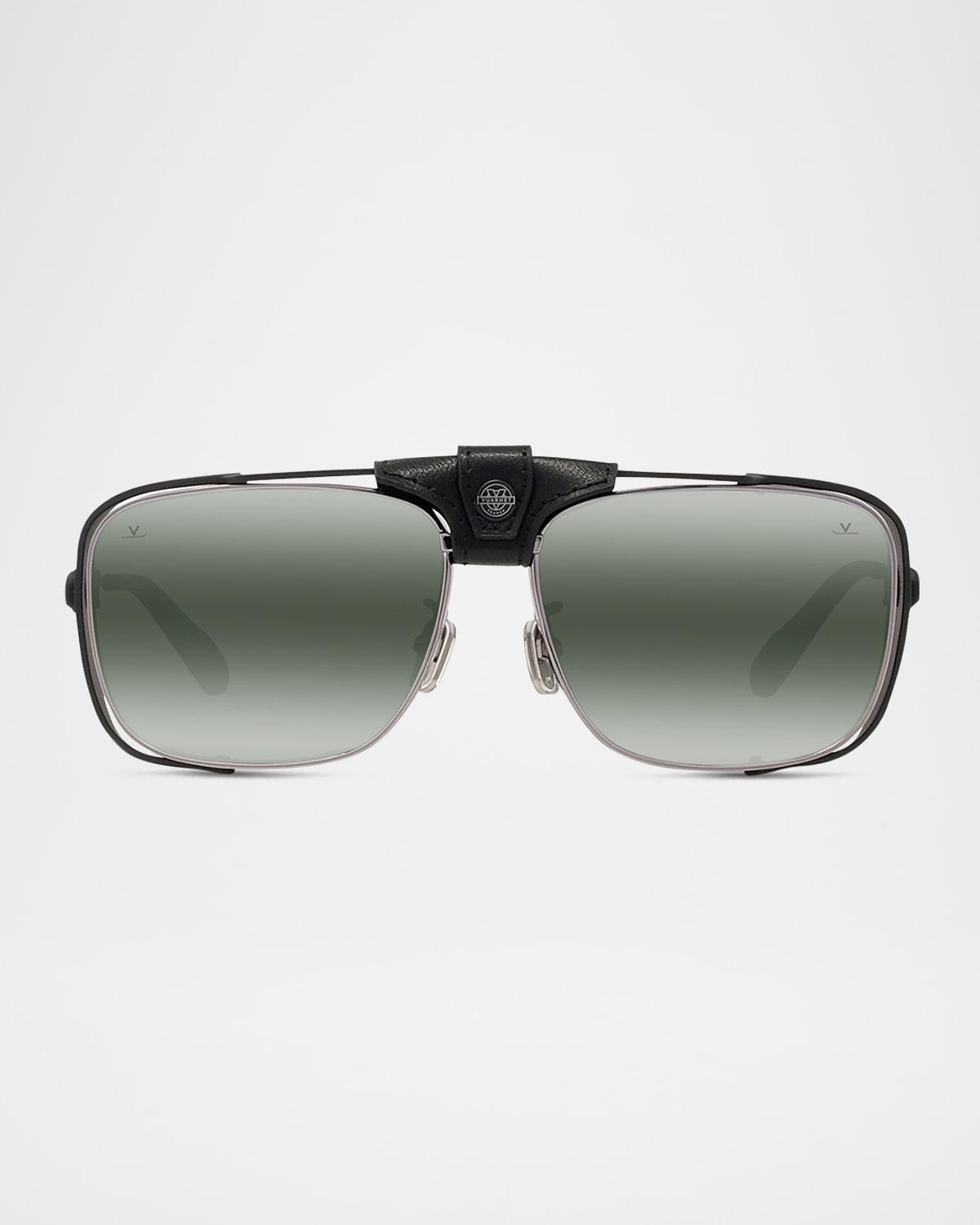 Mens Arctic 02 Titanium Aviator Sunglasses Product Image