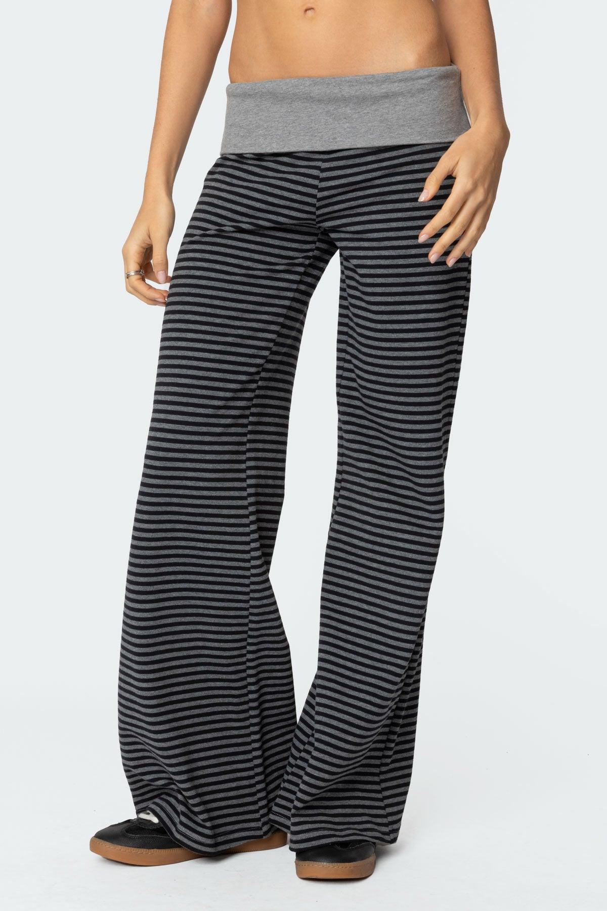 Meggy Striped Zip Up Hoodie Product Image