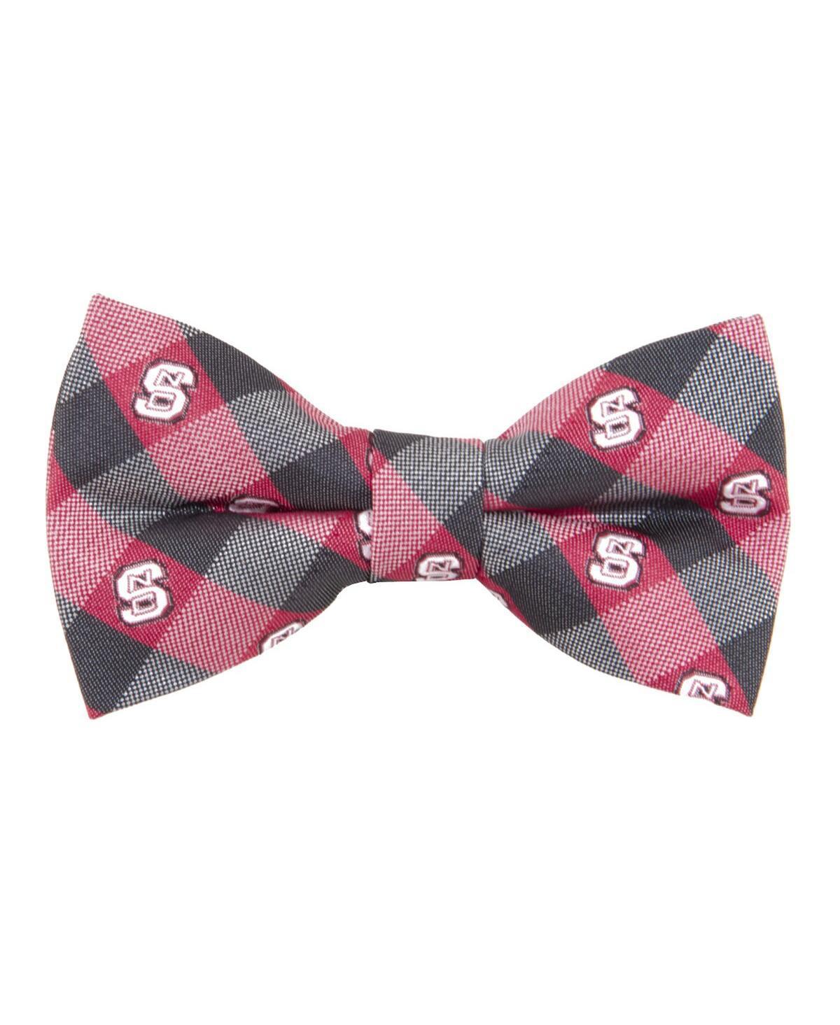 Adult NCAA Check Woven Bow Tie, North Carolina State Product Image