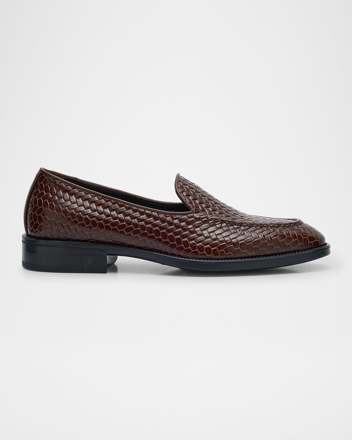Mens FF OLock Leather Loafers Product Image