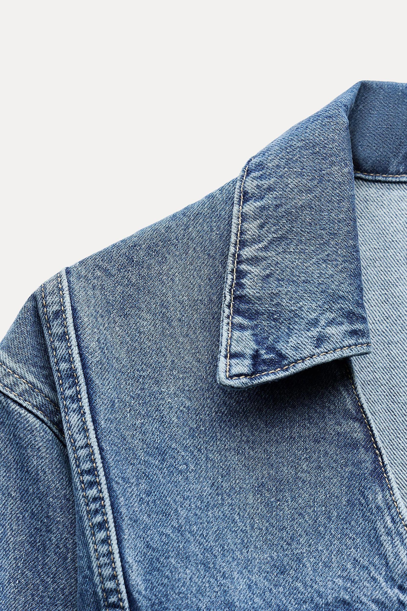 Z1975 CROPPED DENIM SHIRT Product Image