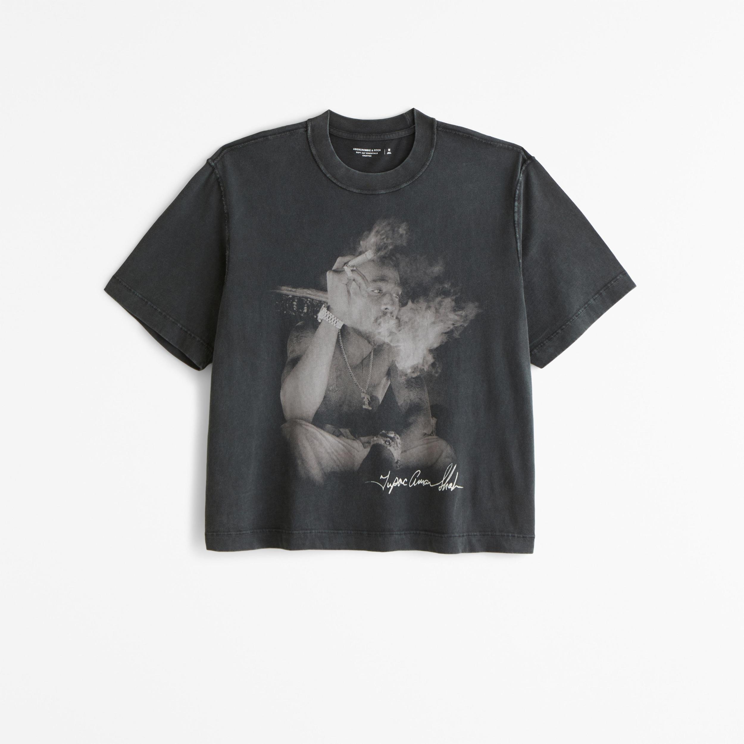 Cropped Whitney Houston Graphic Tee Product Image