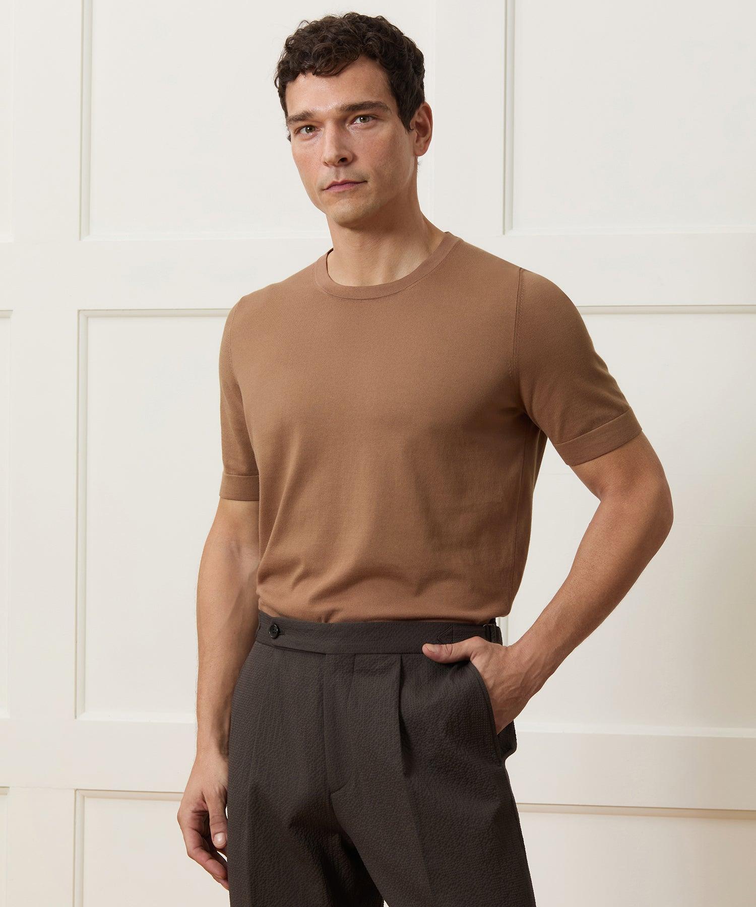 Italian Lightweight Sweater Tee Product Image
