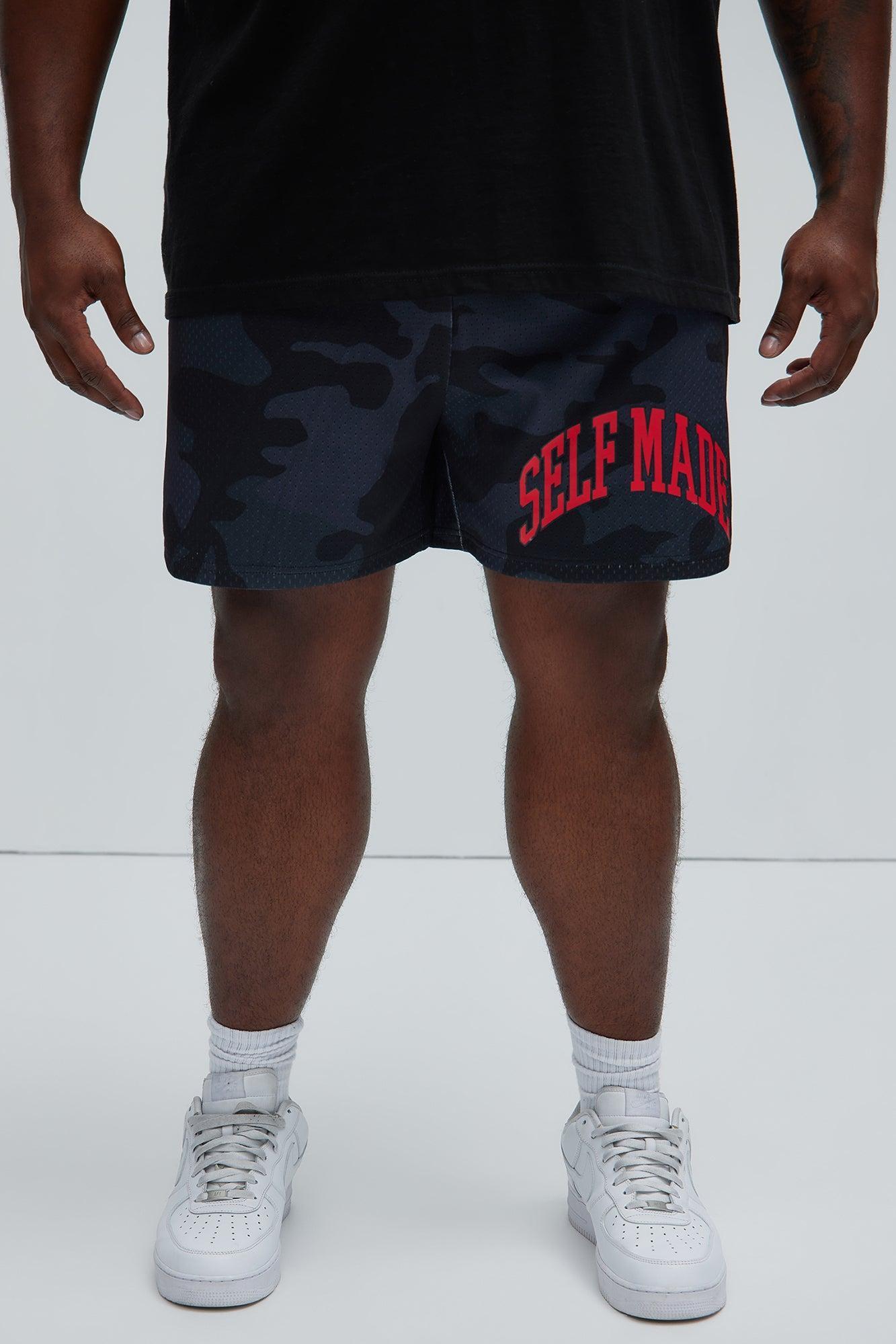 Self Made Mesh Shorts - Black Product Image