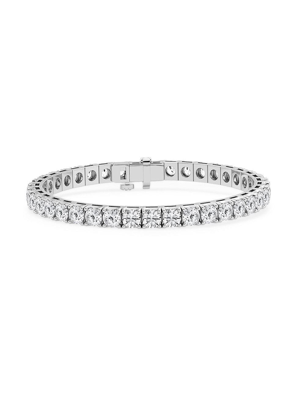 Womens 14K White Gold & Round Lab-Grown Diamond Tennis Bracelet/1.00-10.00 TCW Product Image