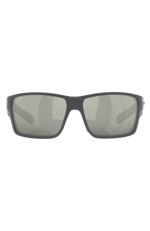 Costa Mens 6S9007 Reefton Mirrored Crystal 64mm Rectangle Polarized Sunglasses Product Image