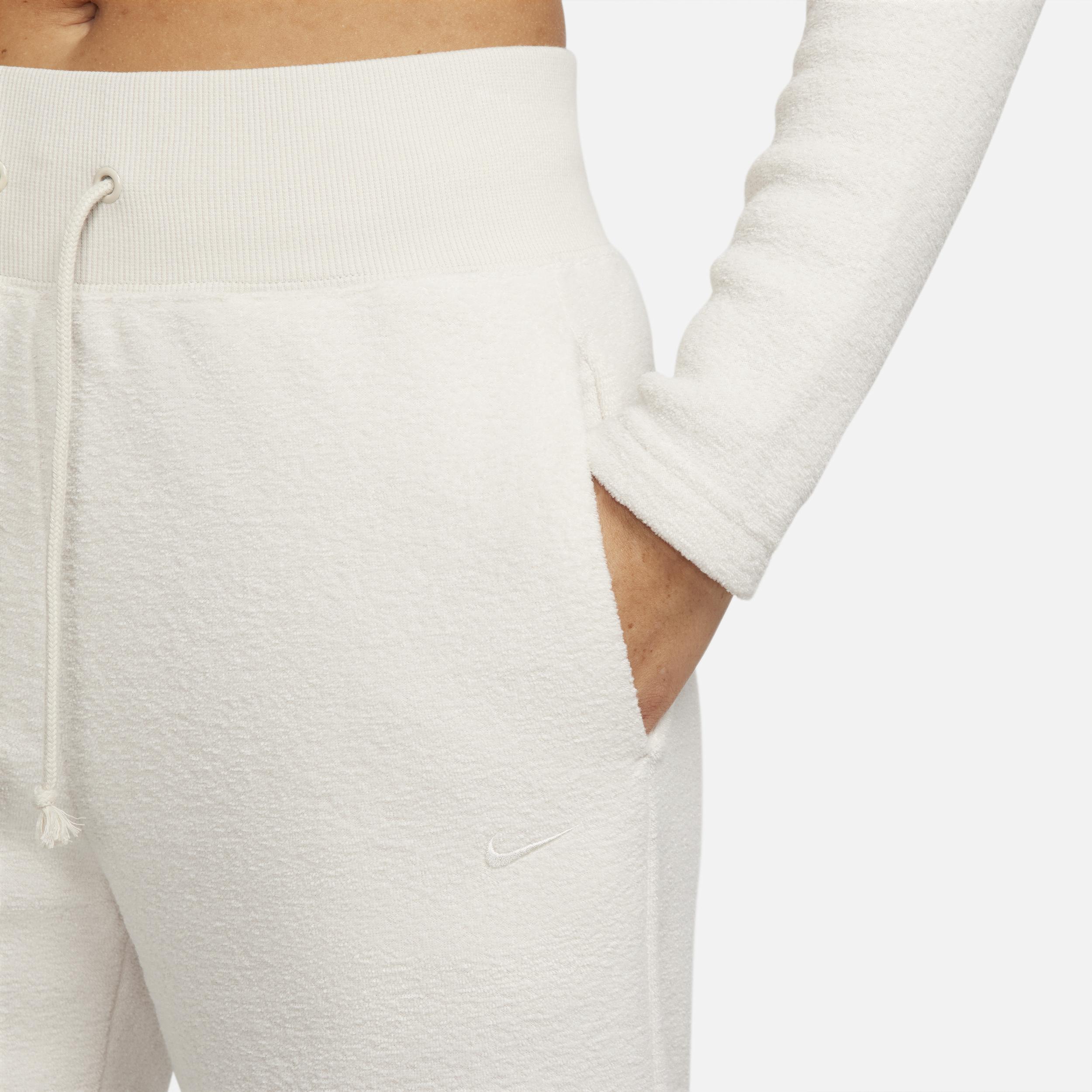 Womens Nike Sportswear Phoenix Plush High-Waisted Wide-Leg Cozy Fleece Pants Product Image