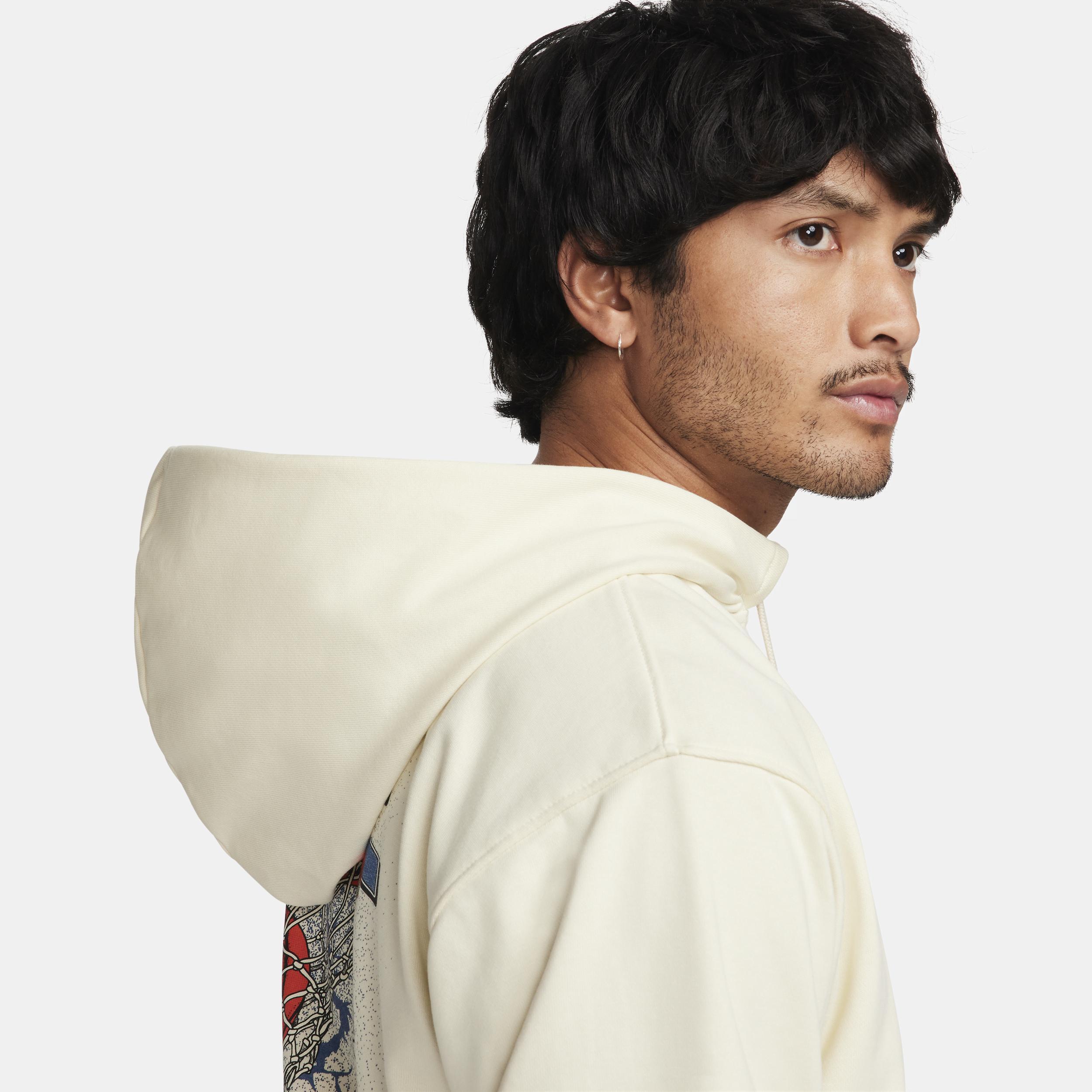 Nike Standard Issue Men's Dri-FIT French Terry Pullover Basketball Hoodie Product Image