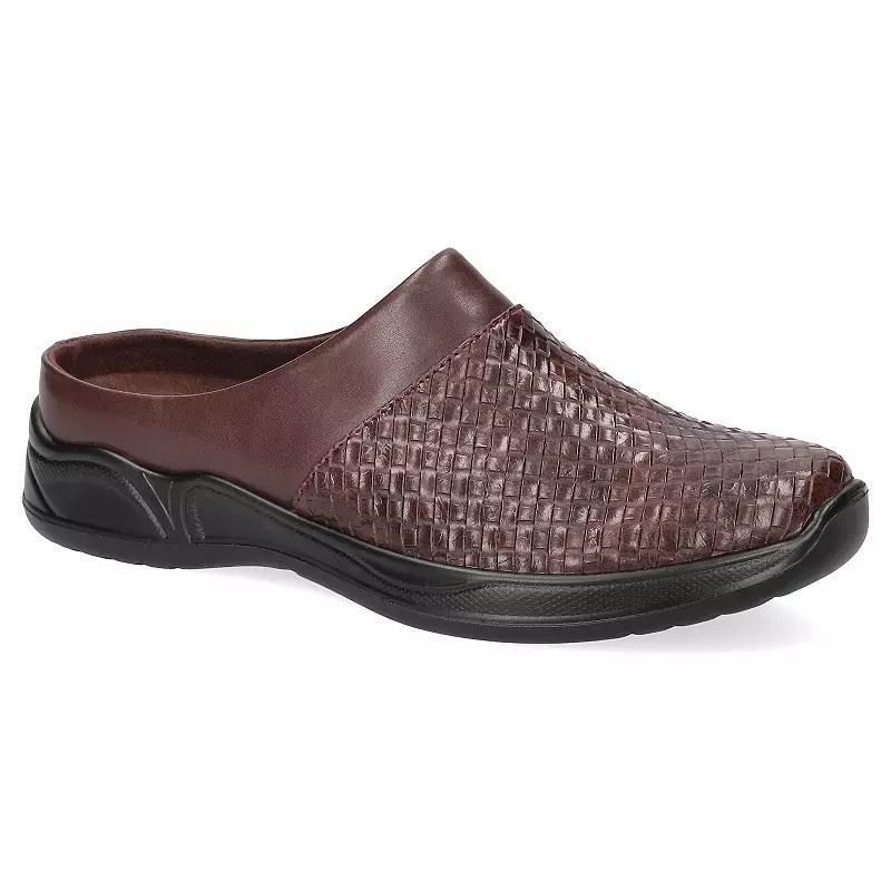 Easy Street Janalee Women's Tan Woven Embossed Comfort Mules, Size: 7.5 Product Image