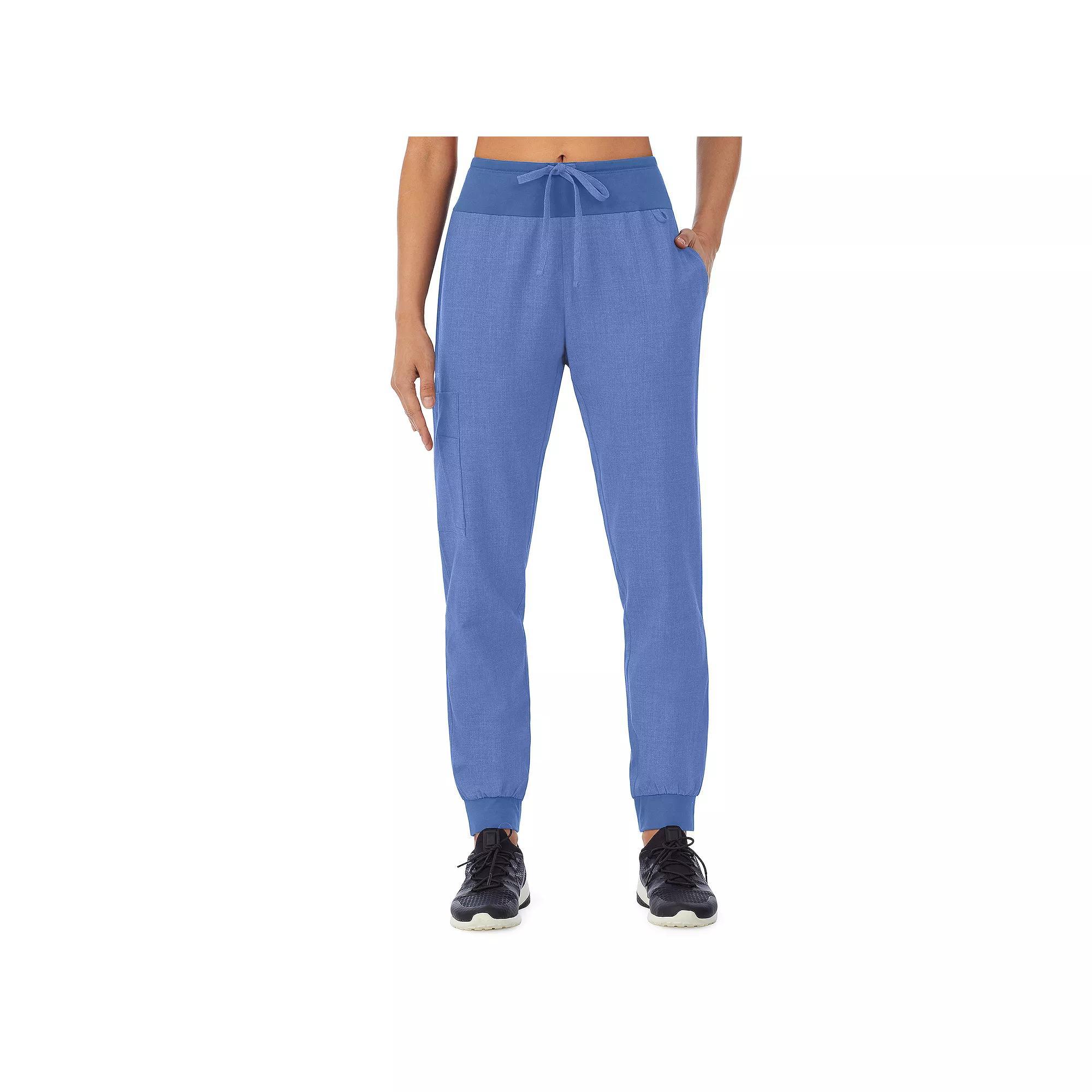 Women's Cuddl Duds® Scrubs Jogger Pants, Size: Small, Ceil Grey Product Image