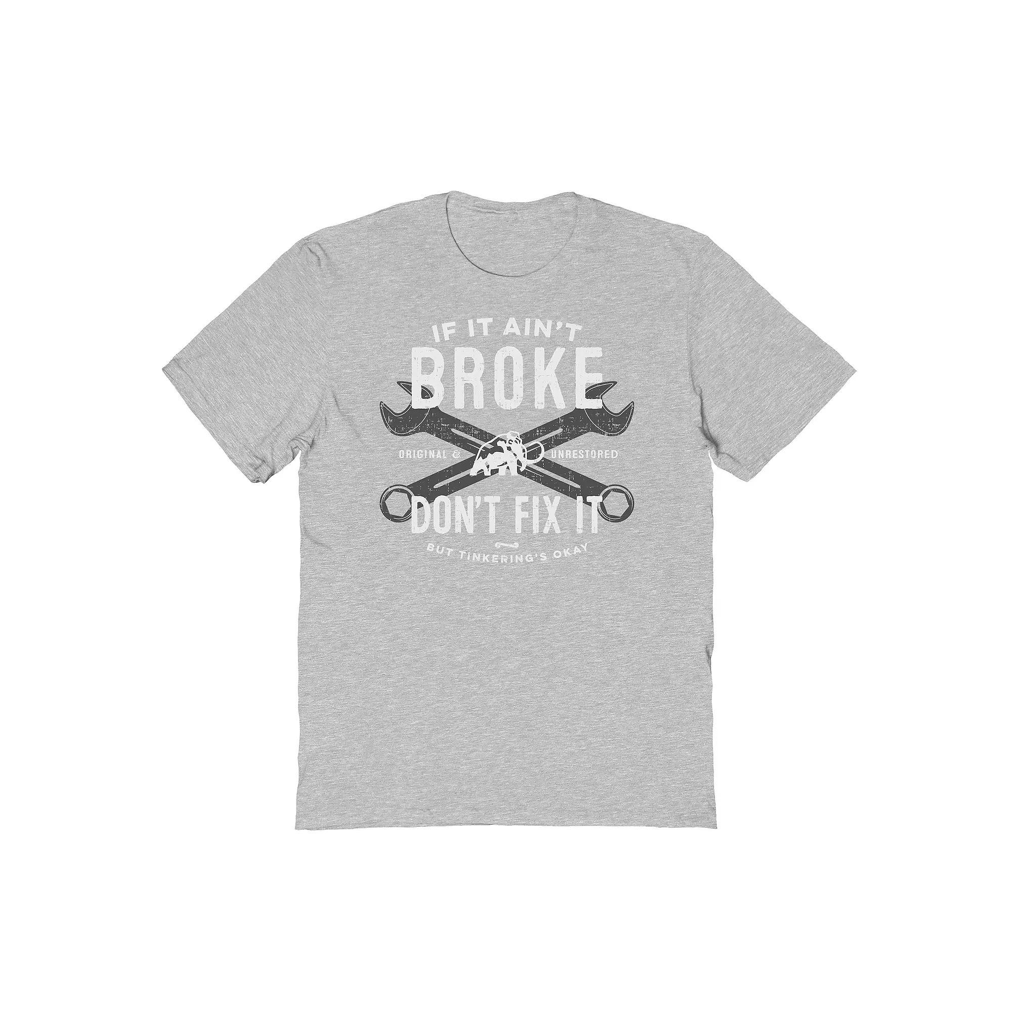 Men's Original & Unrestored Iconic Tinkering Graphic Tee, Size: Medium, Sport Gray Product Image