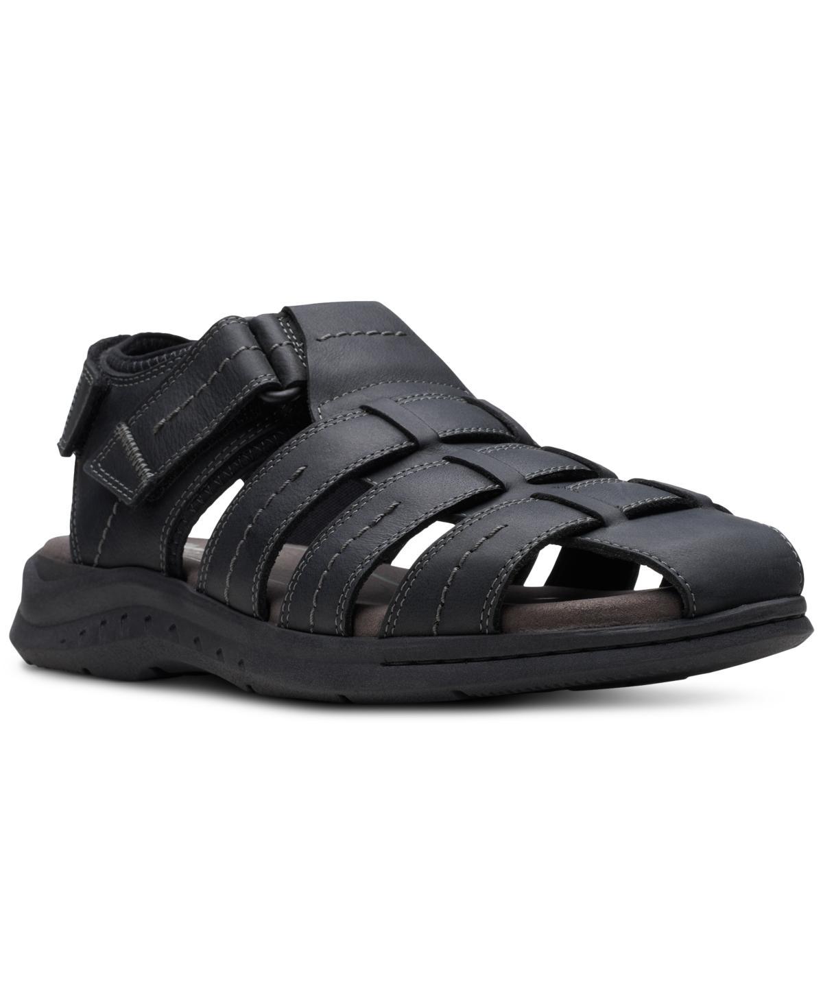Clarks Walkford Fish Tumbled Leather) Men's Shoes Product Image