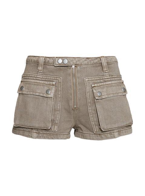 Outerbank Cargo Short Light Brown Wash Product Image