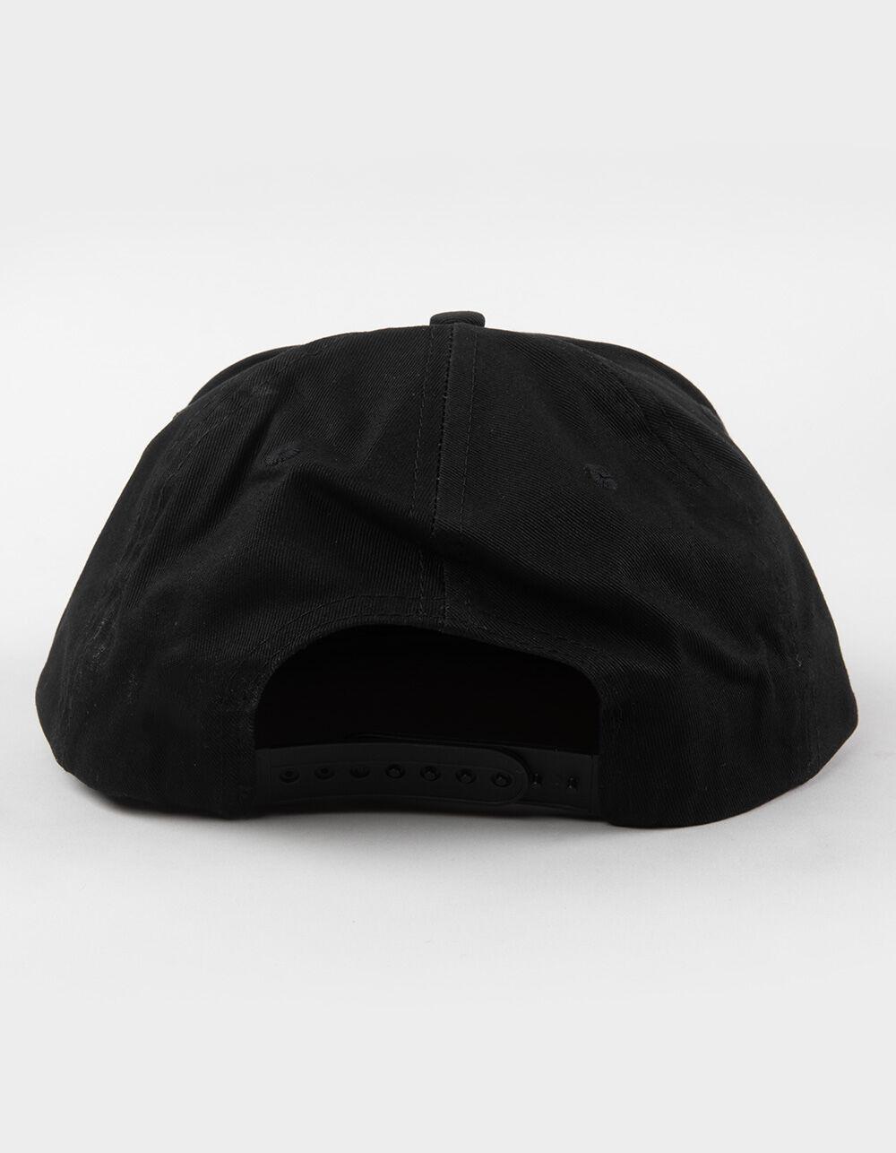 SANTA CRUZ Cruz Label Snapback Hat - BLACK Product Image