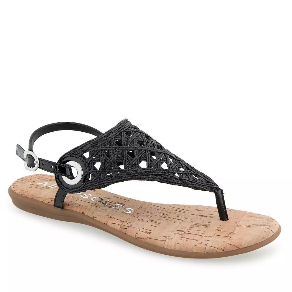 Aerosoles Conclusion Women's Thong Sandals, Size: 10 Medium, Black Product Image