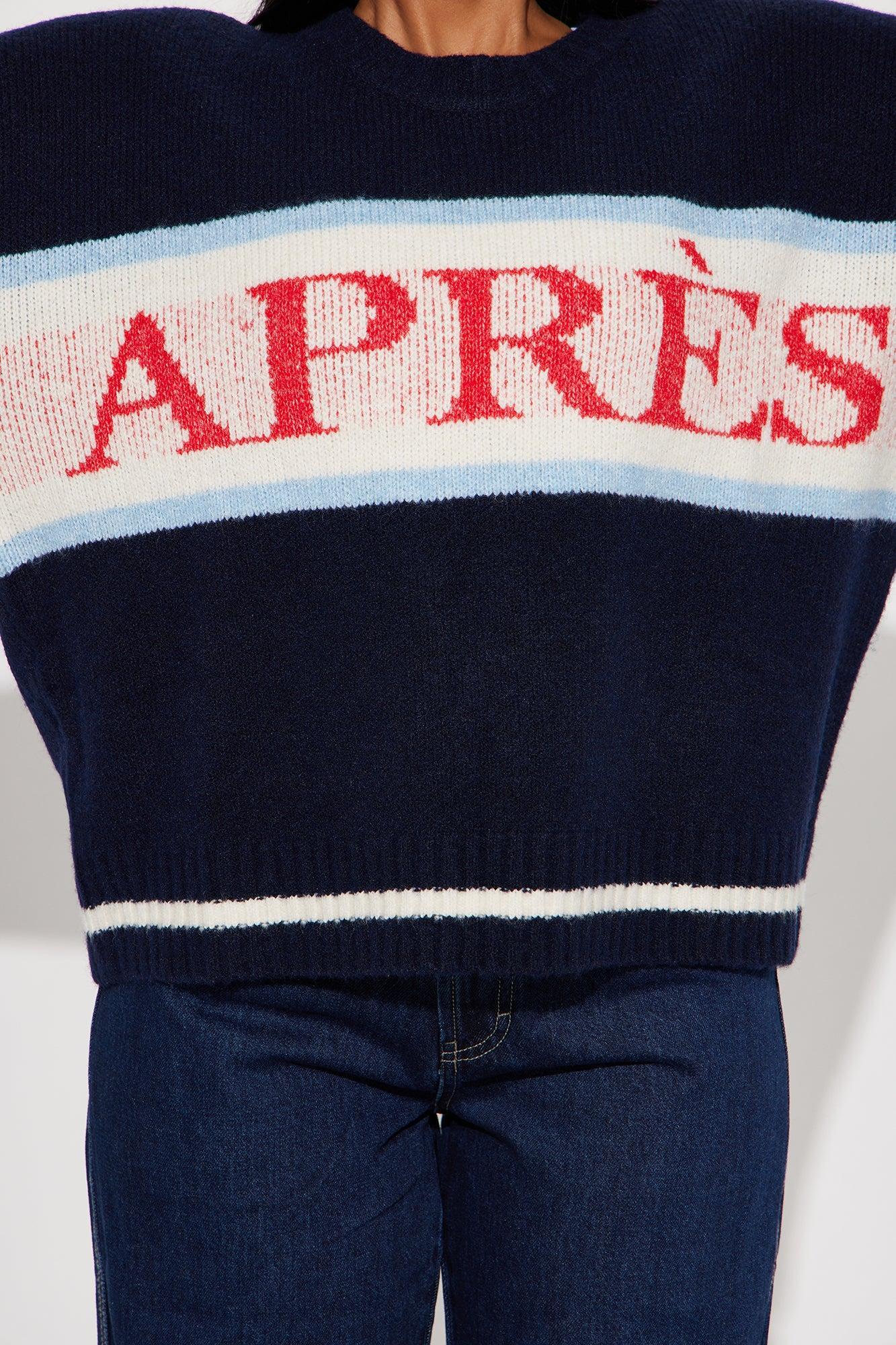 Apres Always Sweater - Navy/combo Product Image