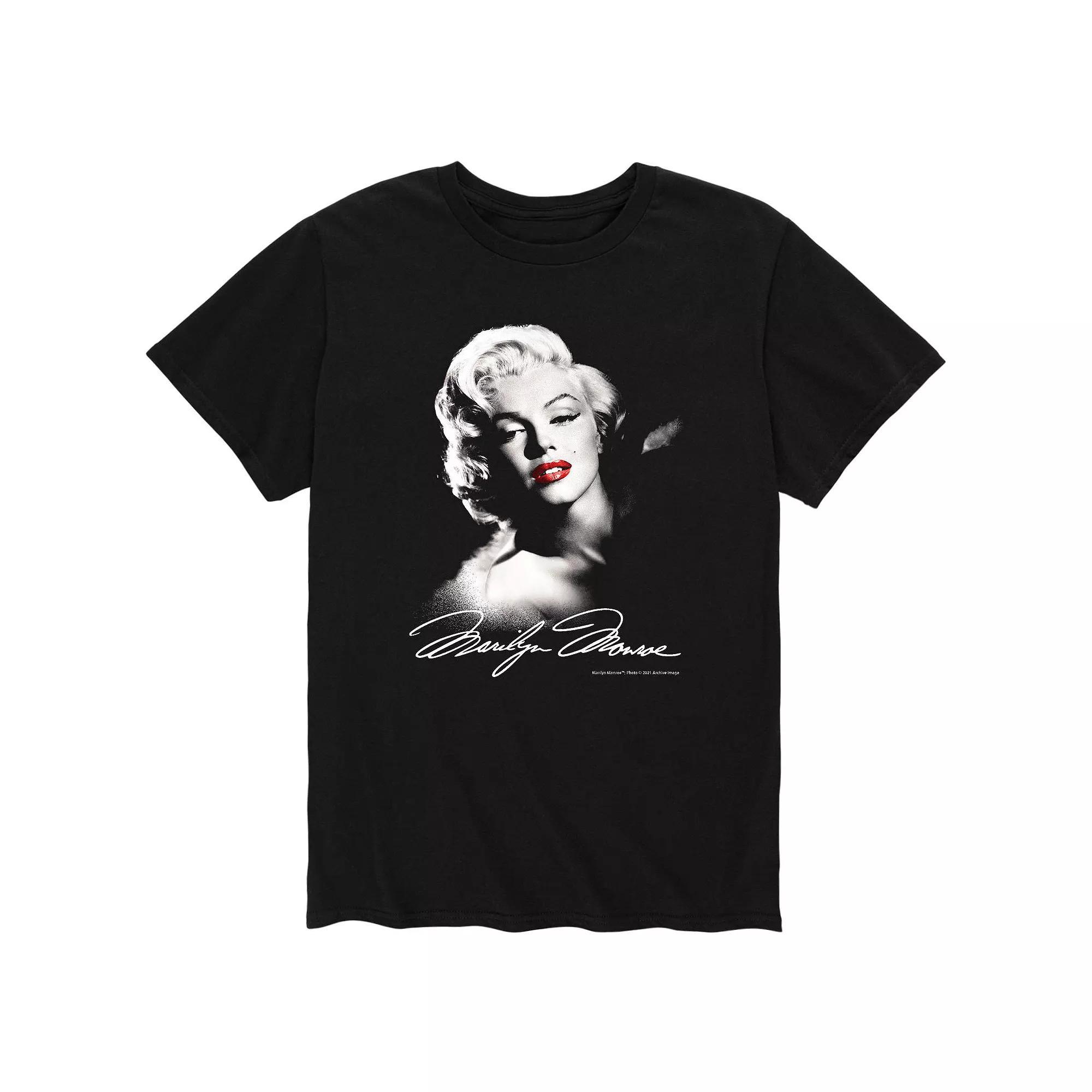 Men's Marilyn Monroe B&W Tee, Size: Medium, Black Product Image
