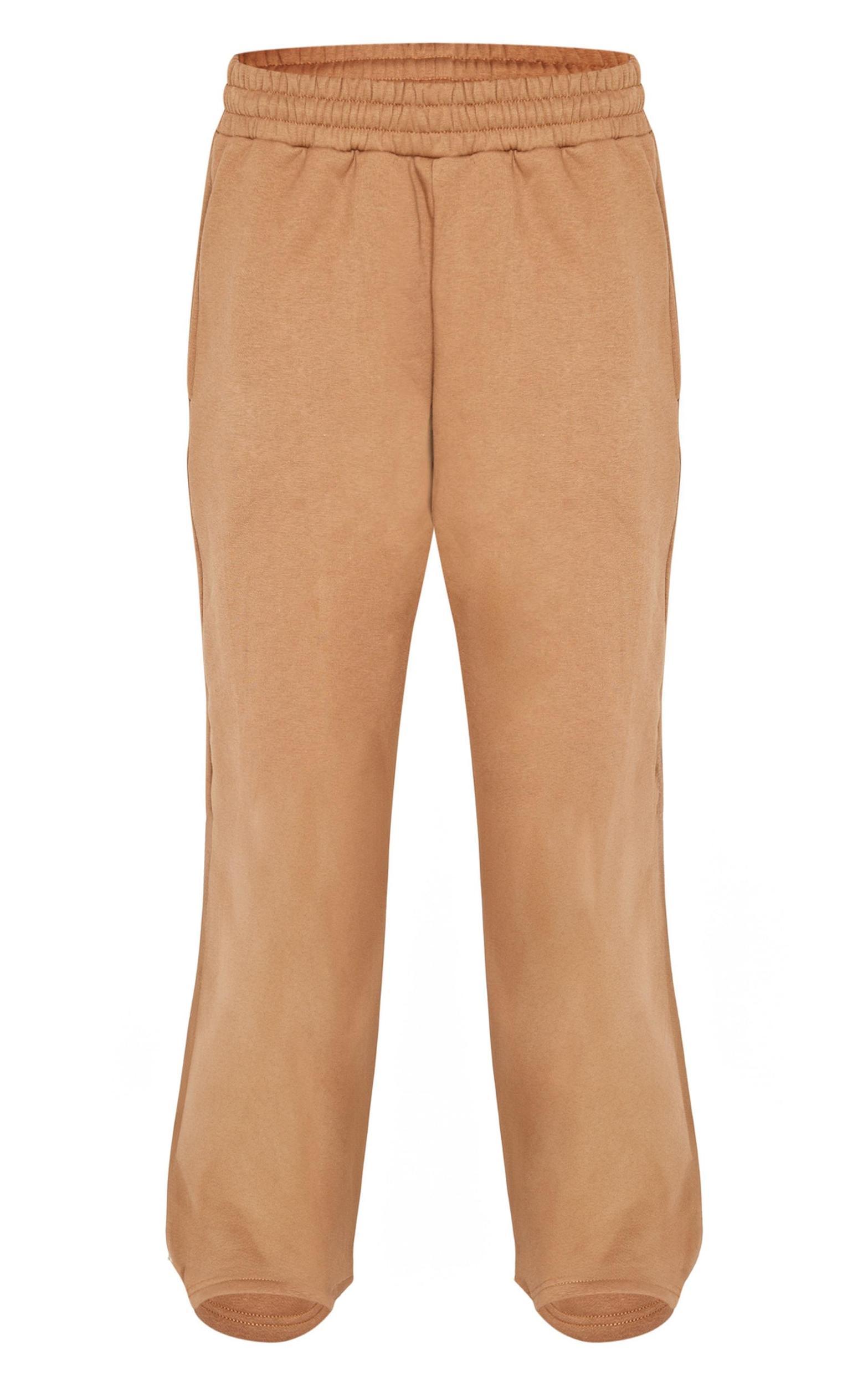 Taupe Outcast Print Wide Leg Sweatpants Product Image