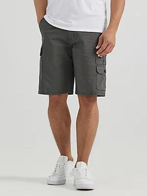 Wrangler® Men's Five Star Premium Stacked Cargo Short in Pewter Product Image