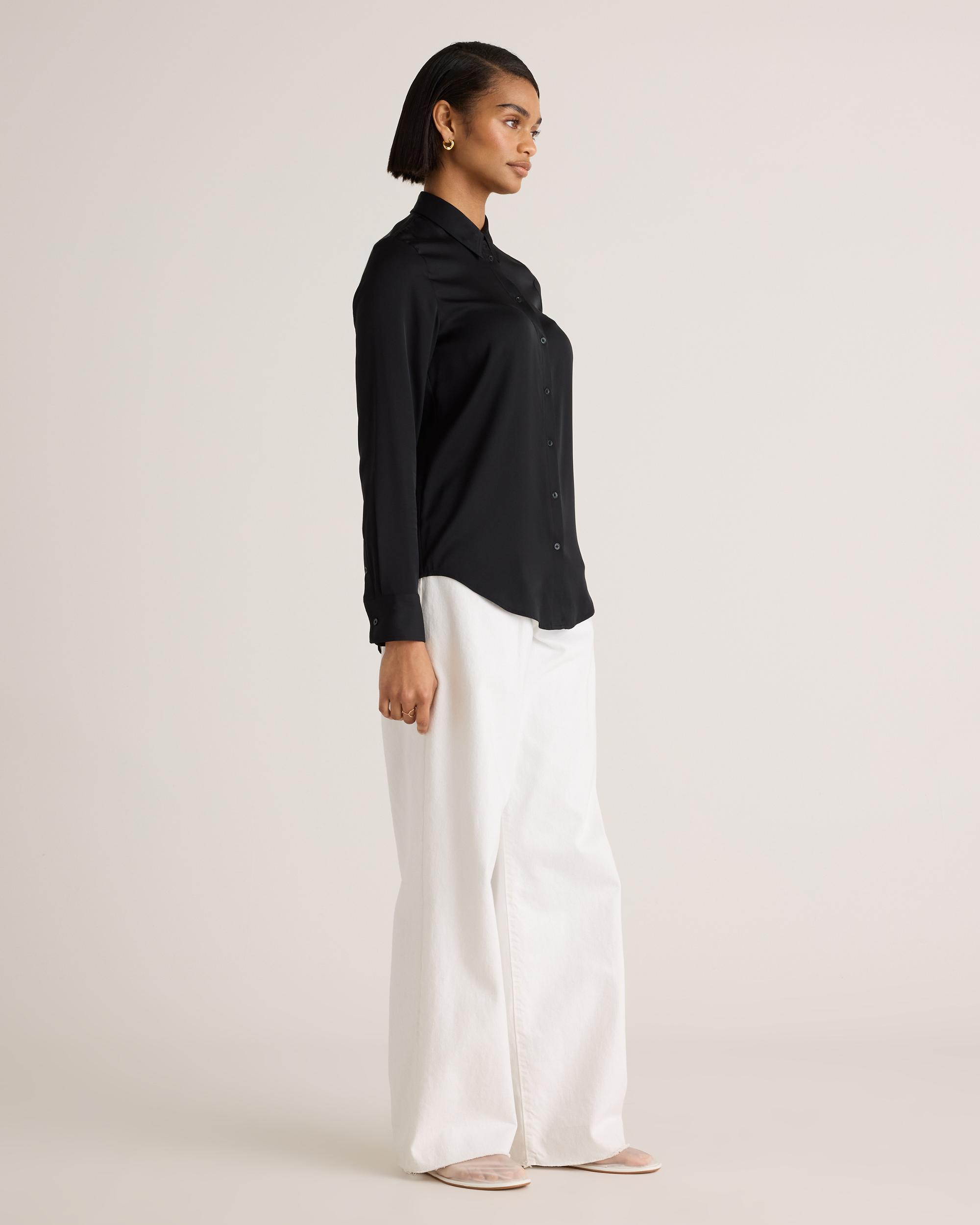 Quince | Women's 100% Washable Silk Stretch Blouse Product Image