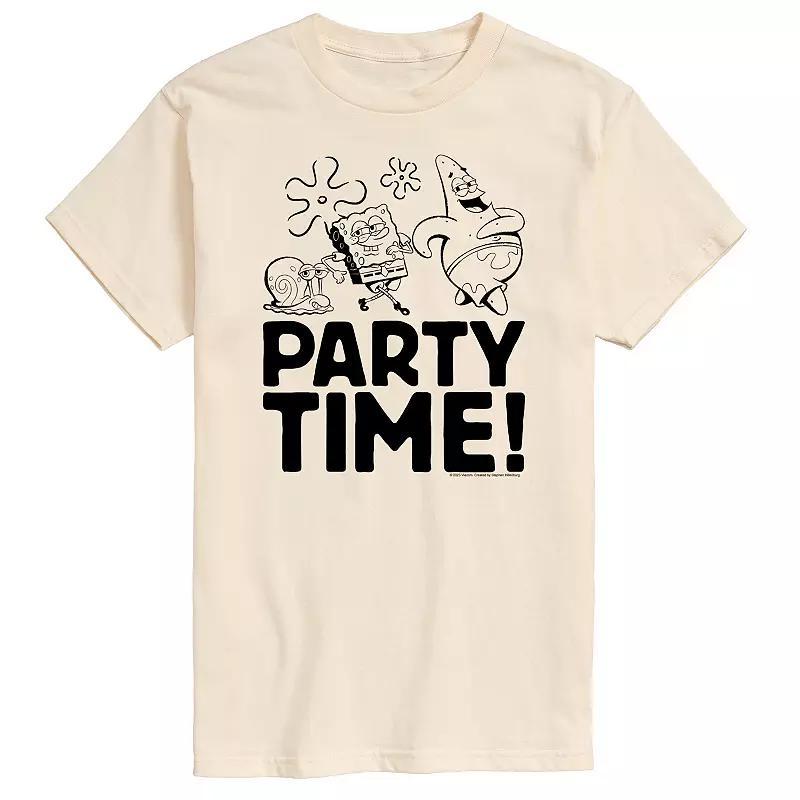 Mens Nickelodeon SpongeBob SquarePants Party Time Graphic Tee Product Image