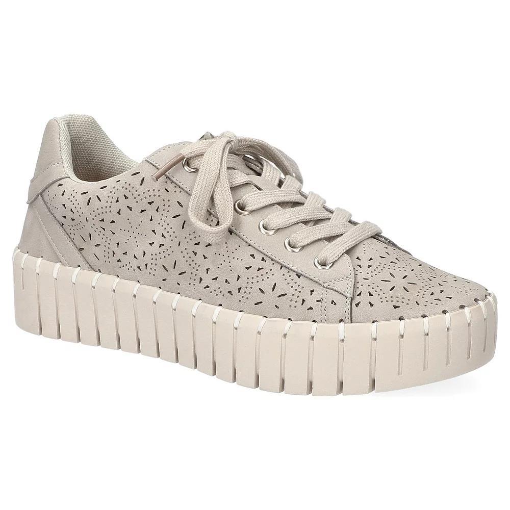 Easy Street Retta Women's Comfort Platform Sneakers, Size: 9, Gray Product Image