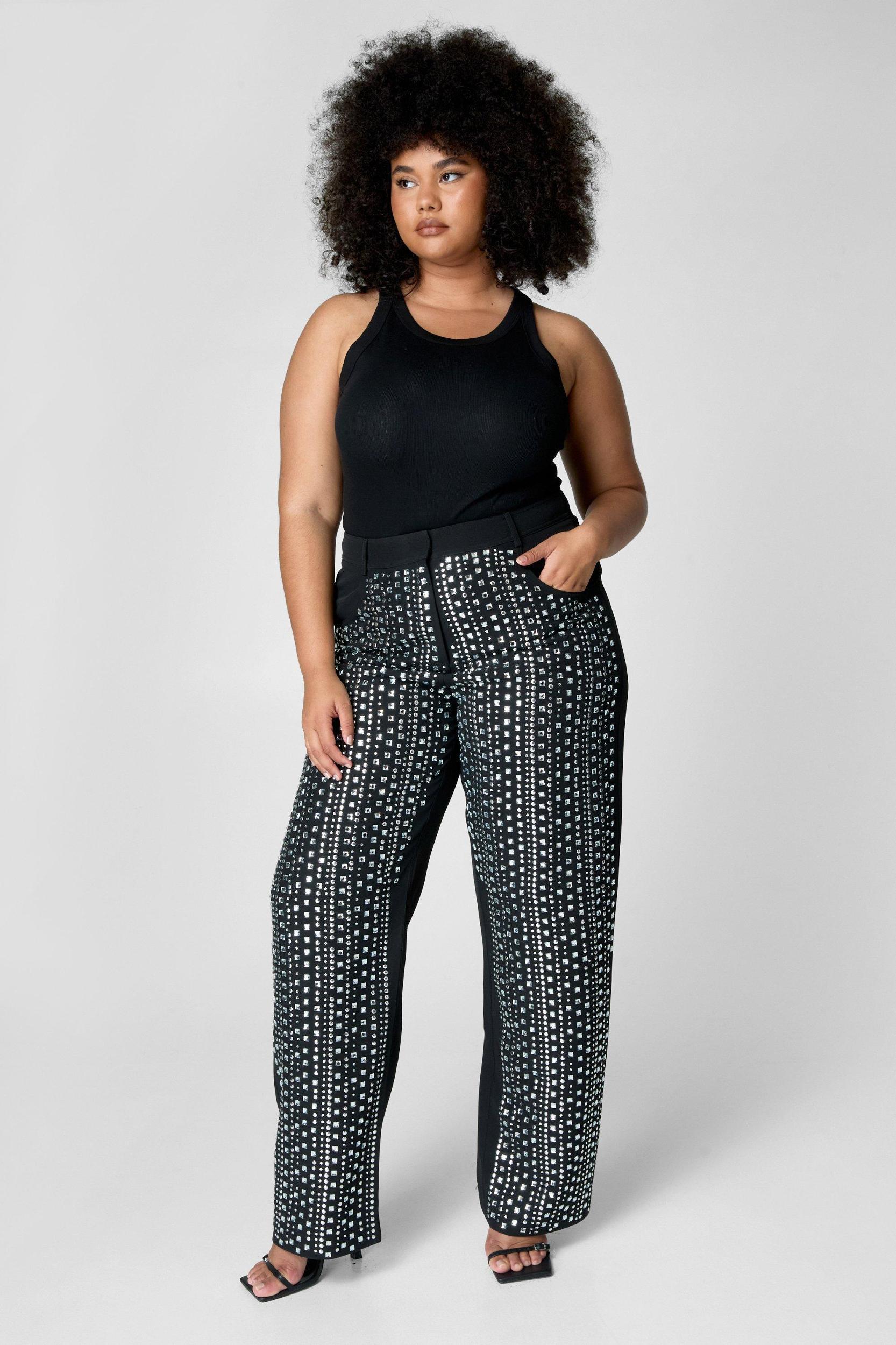 Plus Hotfix Tailored Trouser Product Image