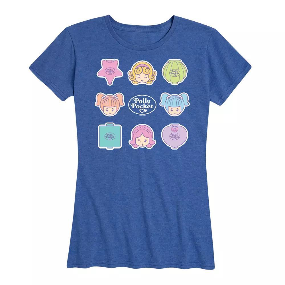Womens Polly Pocket Grid Graphic Tee Product Image
