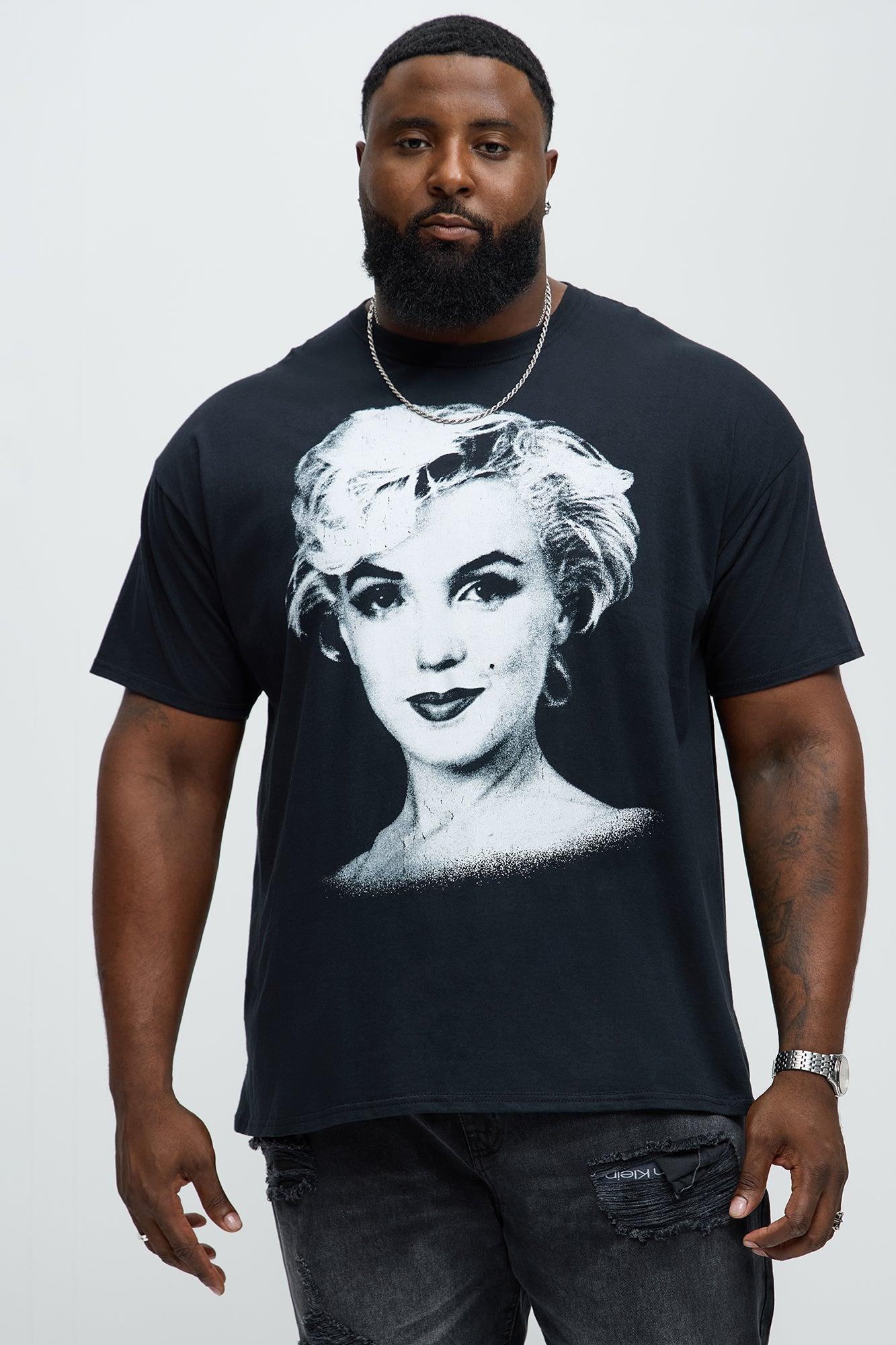 Marilyn Monroe Icon Short Sleeve Tee - Black Product Image