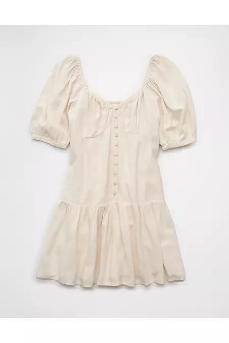AE Puff Sleeve Babydoll Dress Womens Product Image