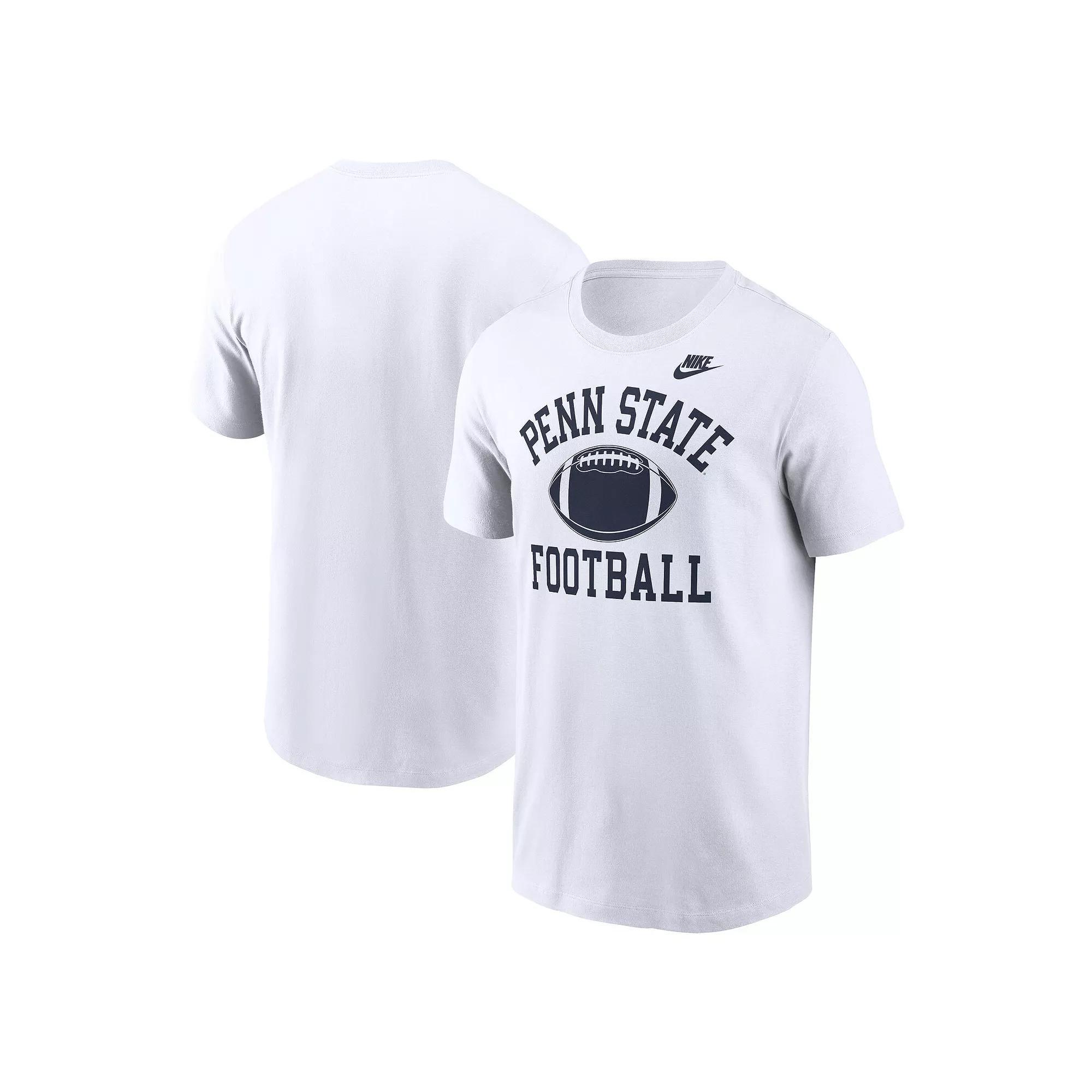 Men's Nike White Penn State Nittany Lions Legacy Football Icon T-Shirt, Size: 2XL Product Image