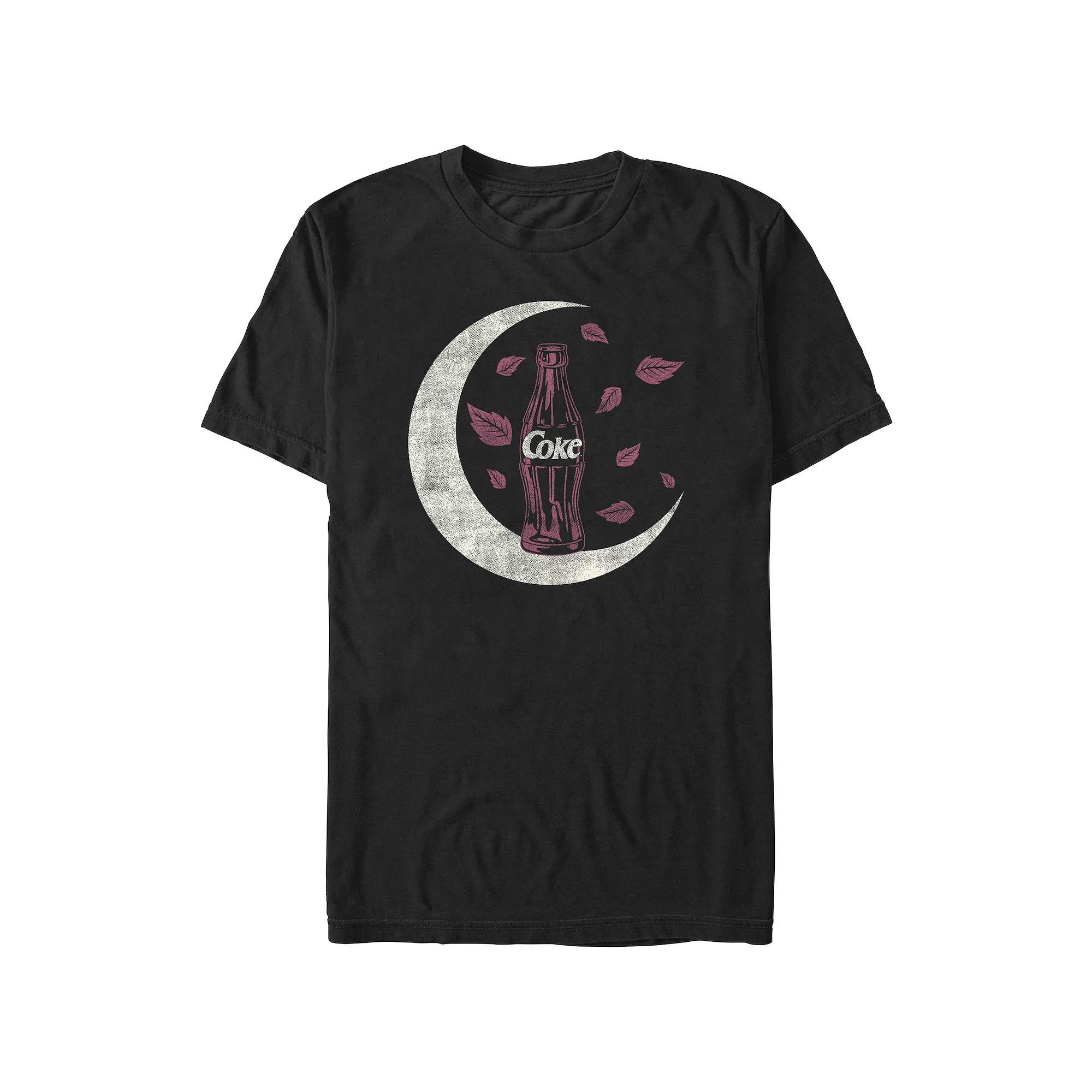 Men's Coca-Cola Bottle Autumn Style Graphic Tee, Size: Large, Black Product Image
