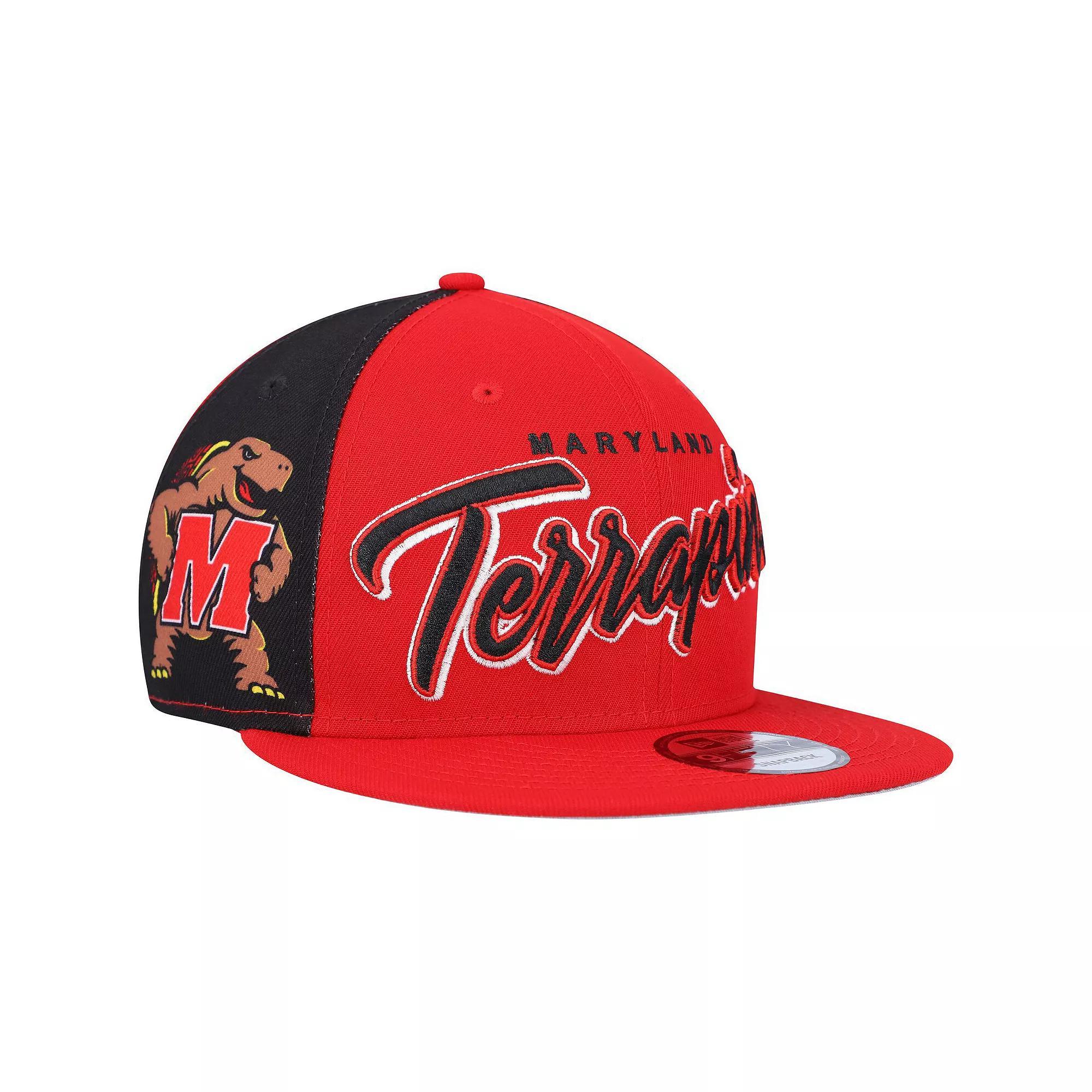 Men's New Era  Red Maryland Terrapins Outright 9FIFTY Snapback Hat Product Image