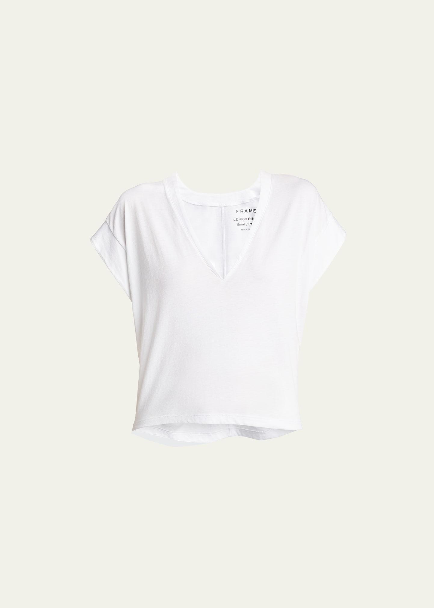 Le High Rise V-Neck Tee Product Image