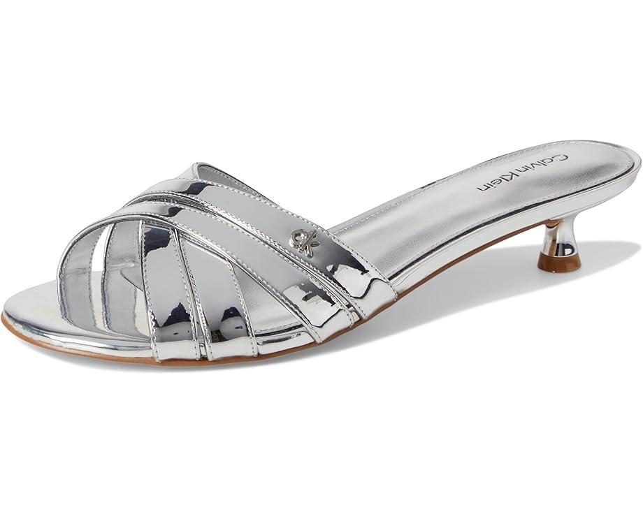 Carolina Patent Leather Kitten Heel Sandals Product Image