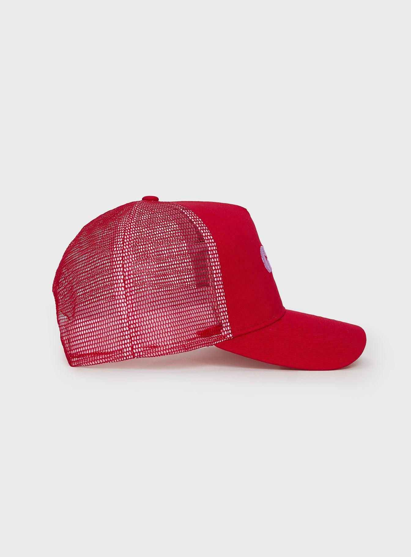 Ciao Trucker Hat Red/Pink Product Image