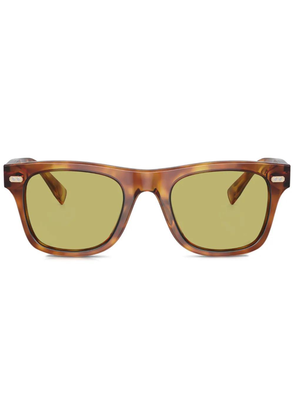 BRUNELLO CUCINELLI Bc4002s Mr.brunello Square-frame Sunglasses In Brown Product Image