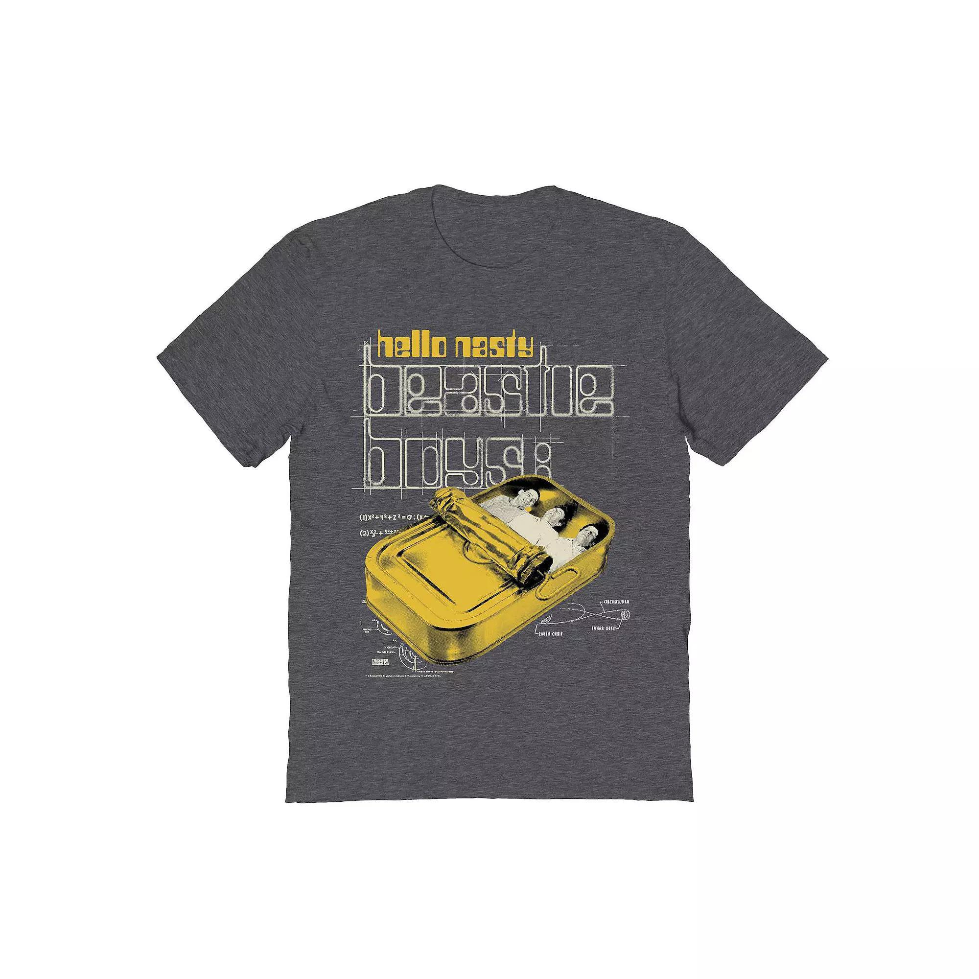 Men's Beastie Boys Hello Nasty Sardine Photo Graphic Tee, Size: Small, Dark Grey Product Image